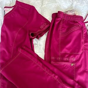 Dickies Purple Scrub Set